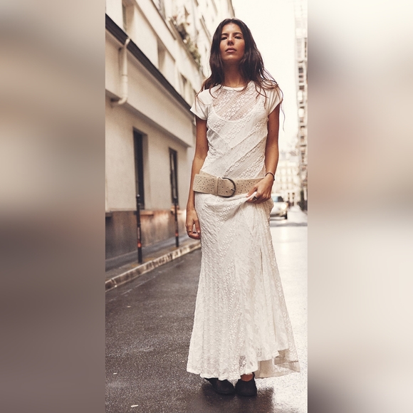 Free People Cypress Lace Maxi Size Large